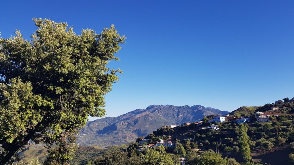 Paysage d'El Kalaa, région de Chefchaouen, Maroc