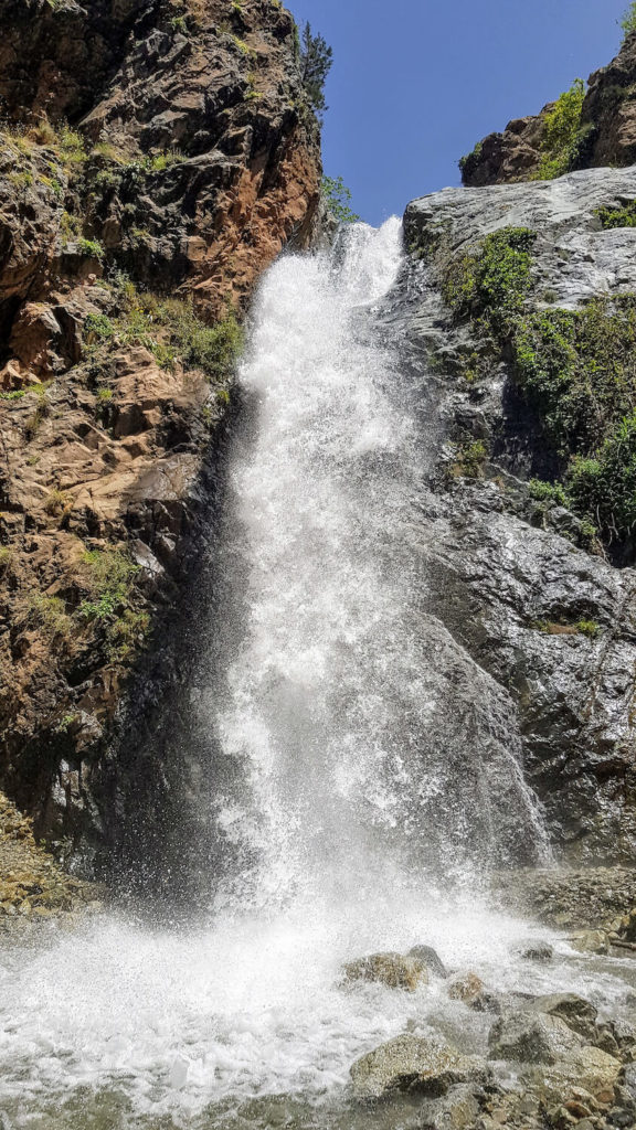 Cascade dans la vallée de l'Ourika
